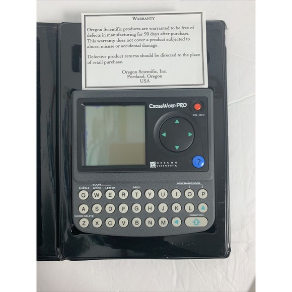 Oregon Scientific Crossword Pro Handheld Game Electronic Puzzle LB-1000B A9 - Picture 11 of 13